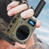 4g 6800mah Walkie-talkie Handheld Transceiver Wearable Radio Walkie-talkie Walkie Talkie Transceiver Two-way Button Ptt 500 E5y6