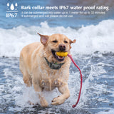 New Anti bark dog collar Electric shock Vibration sound with LED No barking for small large dogs training collar dog accessories