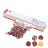 220V/110 Vacuum Sealer Kitchen Packaging Machine Household Food Film Sealer Vacuum Packer Keep Food Fresh with 10pcs Storage Bag