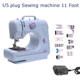 INNE Sewing Machine Mini Portable Household With Multiple  Patterns Night Light Electric Multifunction 2-Speed 505 727
