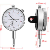 High Precision 0-10mm Mechanical Dial Indicator 0.01mm Resolution Pointer Indicator Gauge Measure Instrument Tool Dial Gauge