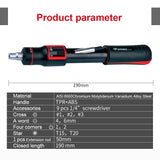 Ratcheting Screwdriver Set Magnetic Phillips Sclotted Screwdrivers Torx Star Bit Screwdriver Kit Car Household Repair Hand Tool