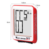 WEST BIKING Bike Computer Wireless Large Screen Waterproof With Backlight Bicycle Stopwatch Speedometer Cycling Accessory