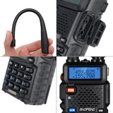2pcs Real 8W Baofeng UV-5R Walkie Talkie UV 5R High Power Amateur Ham CB Radio Station UV5R Dual Band Transceiver 10KM Intercom