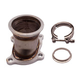 2.5" Adapter Flange For CT26 Turbo Stainle Steel  V-Band Adaptor+ CLAMP