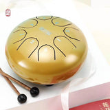 tongue Drum 6 Inch Steel Tongue Drum 8 Tone Handpan Drum Set with Sticks Carrying Bag Drum for Meditation Percussion Instruments