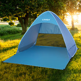 Lixada Automatic Instant Pop Up Beach Tent Lightweight Outdoor UV Protection Camping Fishing Tent Cabana Sun Shelter
