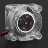 2pcs 3D Printer Cooling Fan LED Light Cooler Fan Luminous Hydraulic Bearing Fan Mini 12V/24V Radiator For V6 Hotend