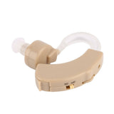 Plastic Super Mini Adjustable Hearing Aids Ear Sound Amplifier Volume Tone Listen Hearing Aid Kit Hook In Ear JZ-1088A Ear Care