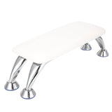 Black Manicure Table Hand Rests Nail Art Hand Pillow Salon Arm Hand Rest Cushion with Stainless Steel Support