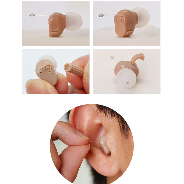 Mini Hearing Aid Inner Ear Invisible Amplify Listening Devices For The ...
