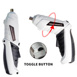 47pcs 3.6V Electric Screwdriver Set Portable Repair Screwdriver Cordless Drill Power Tool Mini Home Furniture Installation