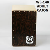 guitar string adult CAJON drum wood percussion instrument hand beat box drum instrument 310*300*480mm size drum free drum bag