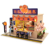 Wooden Miniature Doll House Furniture Children Adult Villa Model Building Kits for Children Gift 3D Wooden Craft Dollhouse Toy