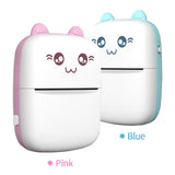 Mini Thermal Printer Portable Wireless Bluetooth 200dpi Label Printer Memo Wrong Question Printing with USB Cable