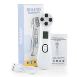 EMS Radio Frequency Face Massager Lifting Firming Anti Aging LED Face Light Therapy Skin Rejuvenation Spa Acne Remover Skincare