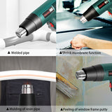Abeden 1800W Heat gun/Hot Air Gun Digital LCD Display Electric Temperatures Adjustable With Four Nozzles Construction hair dryer