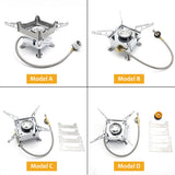 Outdoor Portable Camping Picnic Stove Durable Metal Gas Stove Camping Cooking Outdoor Stove