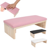 Home Nail Arm Rest Cushion Professional Soft PU Leather Hand Pillow for Nails Art Salon and Home DIY Nail Technician Use