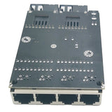 2 Optical 4 Electric Switch Fiber Optic Transceiver 100M Optical Media Converter Single Mode Fiber Port