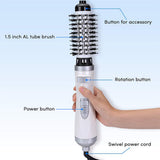 Professional Hair Style 2 In 1 Hair Blow Dryer Hot Air Brush Hair Dryer New Brush