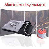 Gas Adapter Converter Camping Stove Connection Gas Bottle Adaptor for Outdoor Hiking Picnic Trekking