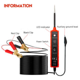 6-24V DC Automotive Electric Circuit Tester Car Electrical System Tester Multifunctional Electrical System Diagnosis Tool EM285