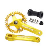 CATAZER Bicycle Crank Chainwheel 104BCD 32T MTB Bike Crankset Aluminum Alloy with Bottom 170mm Crank  Bike Parts  Crank Set