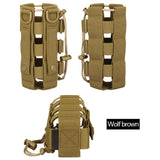 Tactical Molle Water Bottle Pouch Bag Military Outdoor Travel Hiking Drawstring Water Bottle Holder Kettle Carrier Bag FY GW