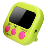 1PC Digital Kitchen Timer Magnetic Backing Stand Countdown Alarm Mini LCD Big Digits Loud Alarm For Cooking Baking Sports Games