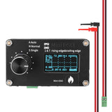 1.3 Inch OLED Display Touching Button 250kHz Sampling Rate Simple Oscilloscope Metal Knob Adjustment Single-channel Oscilloscope