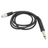 3 Pin Mini XLR Female to 6.35mm Male Cable 3.3ft XLR to 1/4in Microphone Cord for Live Sound Card Microphone