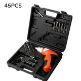 Electric Screwdriver Rechargeable Set with 45pcs Accessory Kit High Quality