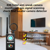 K88 Multi-function Anti Detector Anti Spy Rf Radio Scanner Gps Tracker Signal Detector Camera Finder Detect Wireless Camera