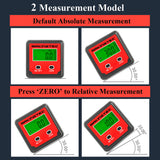 MAKINGTEC 360 Degree Mini Digital Protractor Inclinometer Electronic Level Box Magnetic Base Measuring Tools