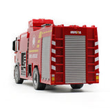 1:14 22CH 2.4G RC Ladder Box Water Spray Fire Truck Machine Remote Control Car Toys Gift For Birthday