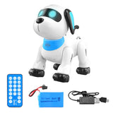Electronic Animal Pets Remote Control Robot Dog Toys Robotic Stunt Puppy Toys Music Song Programmable Toy For Kids Birthday Gift