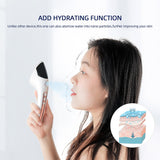 Anti-Wrinkle Skin Iron Facial Lifting Device Photorejuvenation Warm Compress Mouisture Nano Spray Vibration Massage Beauty Iron