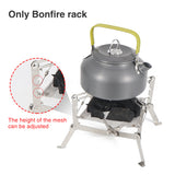 Garden With Mesh Fire Pit Picnic Wood Burning Portable Outdoor Fireplace Camping Bonfire Stand Stainless Steel Mini Rack Folding