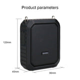 SHIDU 18W Portable Voice Amplifier Wireless UHF Microphone Recording AUX TF USB Flash Waterproof Bluetooth Speaker For Teacher