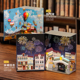 Doll House DIY Casa Miniature Creativity Book Doll House Model Wooden Furniture Decoration DollHouse Toys for Children Gift N001
