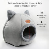 New Deep sleep comfort in winter cat bed little mat basket for cat's house products pets tent cozy cave beds Indoor