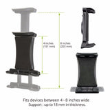 Car Headrest Mount Holder Tablet Car Back Seat Stand Dual Position Adjustable 360 Rotation Bracket