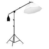 Tripod for Softbox Light Stand Photo Studio 2M with 1.4M Boom Arm Flexible Sandbag Supporting Lighting Photography Phone Flash