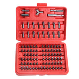 100Pcs Security Bits Set Slotted Cross Star Hex Socket Adapter Hook Driver with Storage Box