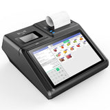 10.1 inch Android POS Terminal with 80mm Thermal Printer/ NFC reader/ VFD display For Food Court Order cash register