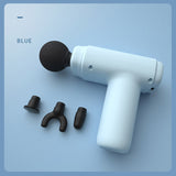 Mini Fascia Gun Deep Muscle Relaxing Massager Home Electric Massage Gun LCD Digital Fascia Gun