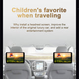 10.1 inch Car Headrest Monitor Android 9.0 HD IPS Touch Screen utomobile Rear Seat Video Player Mobile Screen Projection 2+32G