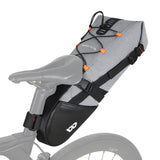 WEST BIKING Waterproof Bike Saddle Bag 10L Bicycle Seat Bag Road Mountain Bike Tail Bag Bicycle Bag Pannier bike accessories