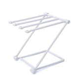 Drainer Storage Racks Foldable Vertical Rags Kitchen Towels Hanger Free Punch Table Storage Rack Cup Holder Kitchen Gadget Set